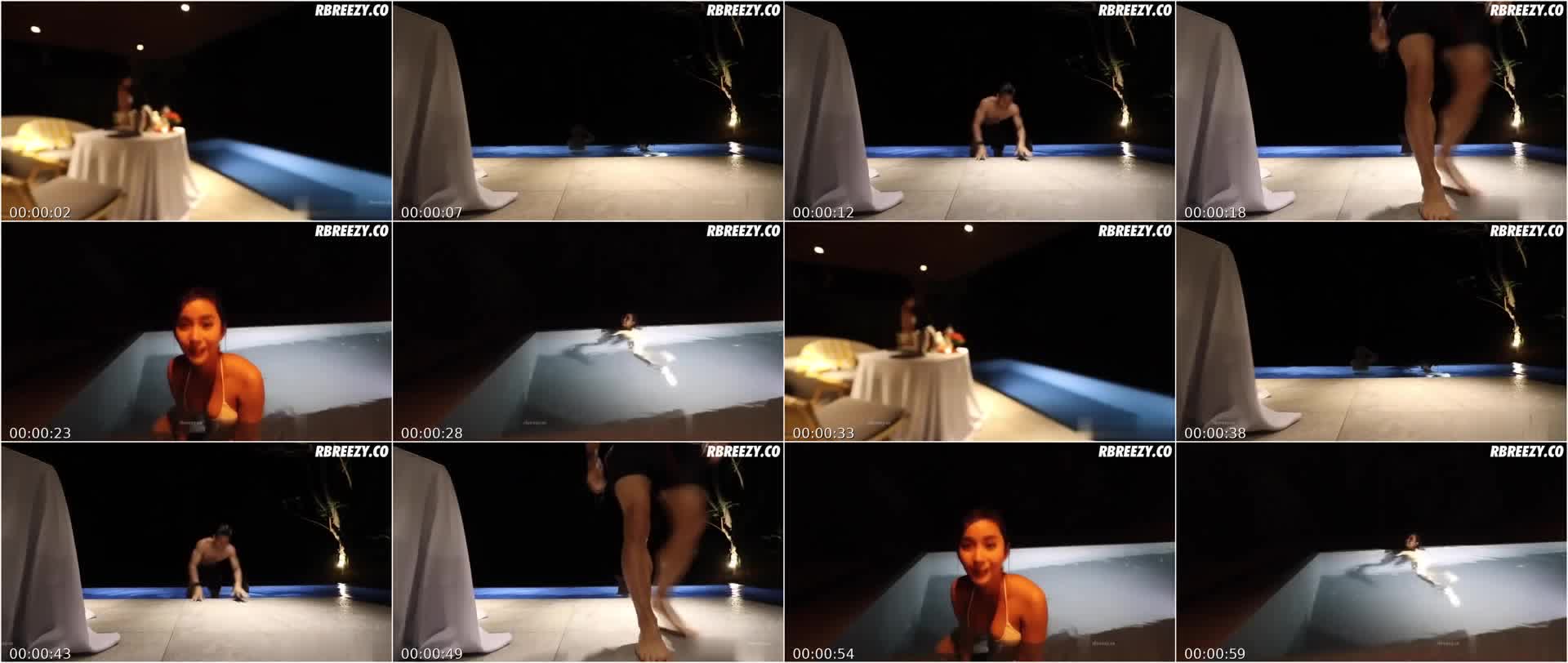 Alodia and will intimate private pool