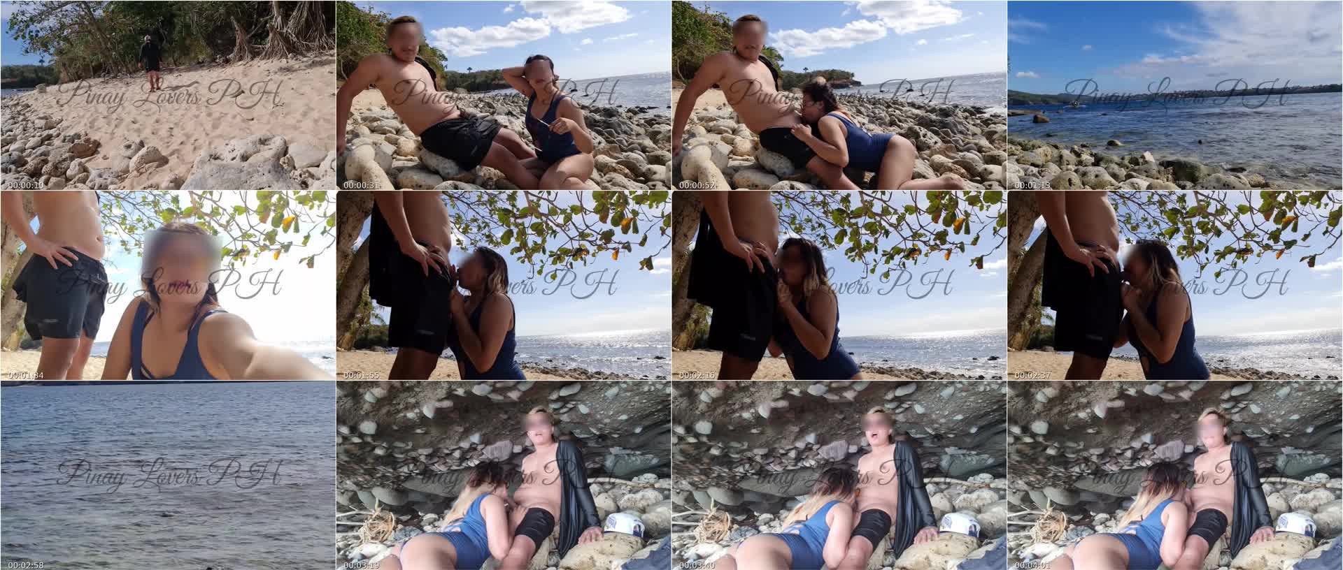 Pinay Beach Viral , Risky Sex In Public Beach