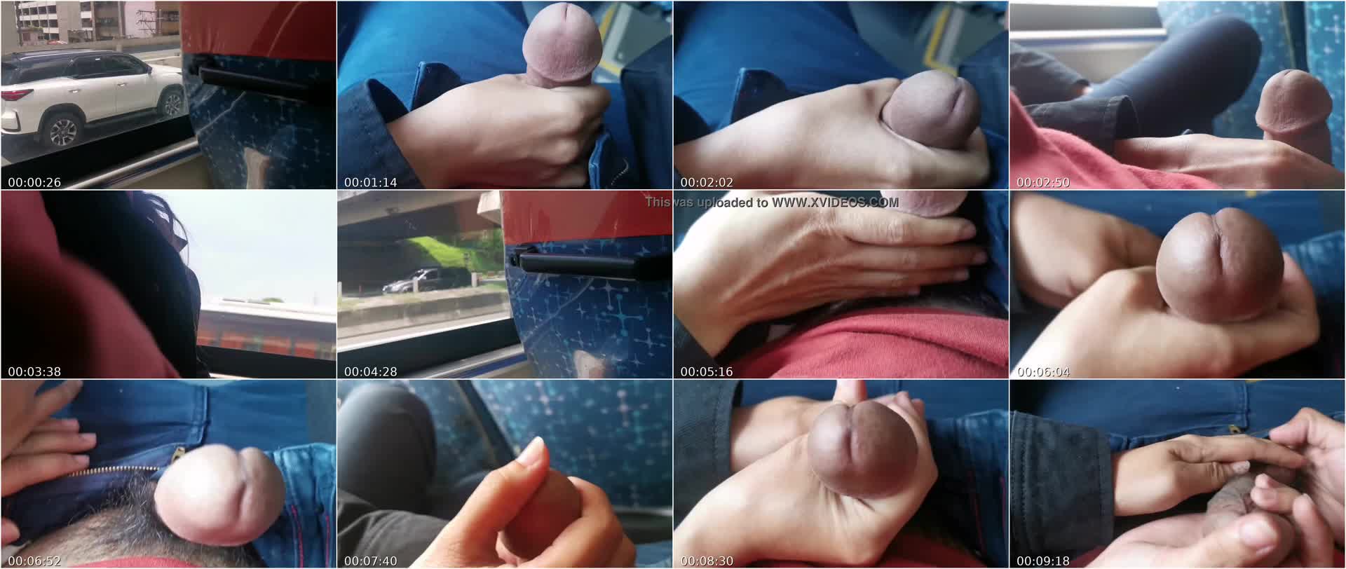 Asian Pinay Masturbation at the public bus