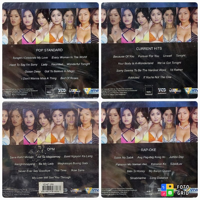 Viva Hot Babes Videoke 2003 Vcd Back Cover