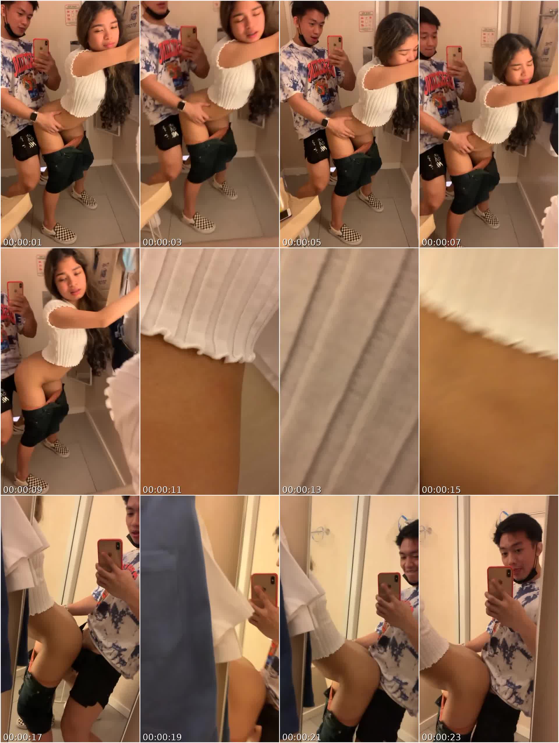 Girlfriend Revenge Nagpa Iyot Sa Kaherong Gwapo Sa Fitting Room