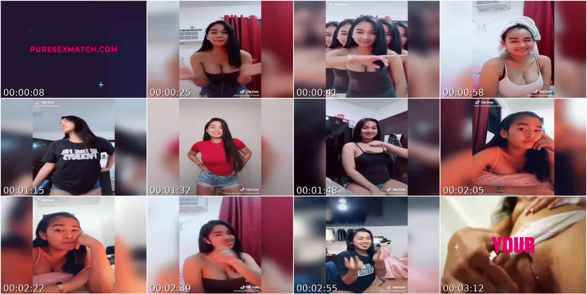 Hot Pinay Laki Suso - Christina Benitez Tiktok Compilation Porn Videos