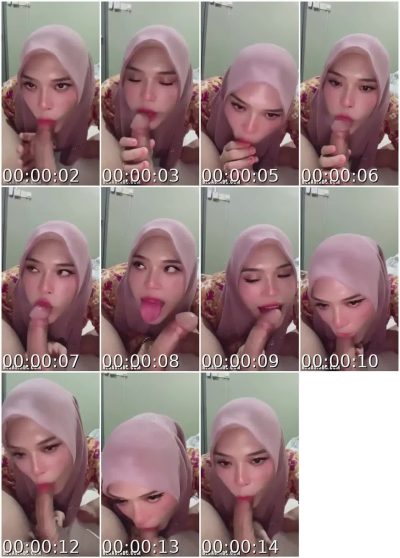 Hijab Cewek Cantik Sepong Kontol