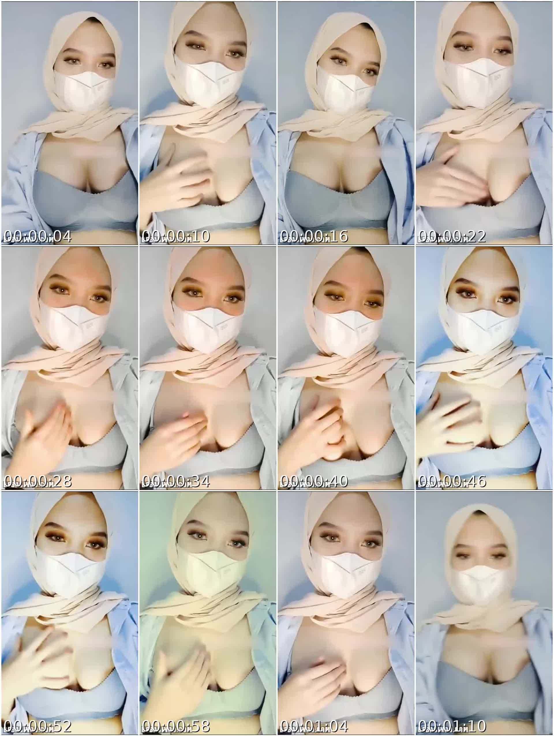 Indo Hijab Camilla Cantik Remas Toket