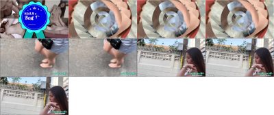 Round Booty Thai Babe Fucked Doggy Style